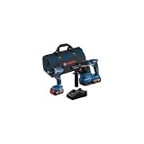 Bosch Professional 18V System Combo Kit: Schlagbohrschrauber GSR 18V-45 + Bohrhammer GBH 18V-22 (inkl.…