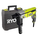 Ryobi 1010 W 2-Gang Schlagbohrmaschine RPD1010-K (Bohrmaschine mit LED-Beleuchtung, GripZone+, Metallgetriebegehäuse)…